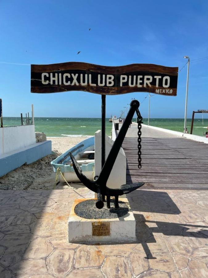 فيلا Casa Con Piscina En Chixchulub A 100 M De La Playa Pueblo Pueblo Chicxulub المظهر الخارجي الصورة